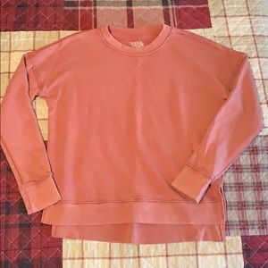 3 FOR $10 DUSTY PINK CREW-NECK